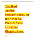 Test bank applied pathophysiology for the advanced practice nurse 2nd edition 2023-2024 Latest Update