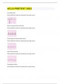 ACLS Advanced Cardiovascular Life Support  PRETEST 2023