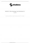 BIOD171 Microbiology Lab Notebook 2 2 1 5