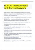 NCCCO Test Questions with Correct Answers