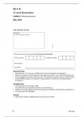 #O C R    GCE  Physics B  H557/01: Fundamentals of physics  A Level   Mark Scheme for June 2023