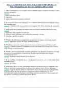 2024 CLG 0010 DOD GOV. COM. PUR. CARD OVERVIEW EXAM New Full Questions and Answers ( Included ) 100% Correct