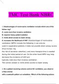 TMC test bank NBRC 2023 QUESTIONS WITH ANSWERS ( A+ GRADED 100% VERIFIED)