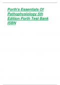 Porth's Essentials Of Pathophysiology 5th Edition Porth Test Bank ISBN                          What is DNA composed of? - ANSnucleotides    The first 22 chromosomes in the human genome are what? - ANS-Autosomes    True/False: Different cells in the bo