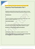 Bus 475 Capstone Final Exam Questions and Answers 2024,.