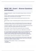 MGSC 395 Exam Bundle 