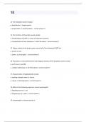 Lymphedema 10 Question and answers rated A+ 2023/2024 