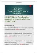 PCN-107 Midterm Exam Questions Containing 90 terms with Definitive Solutions 2024. Terms like: Freud/Psychoanalysis: The ___________________ houses all memory that has been lost to consciousness but can be accessed and remembered with relative ease - Answ