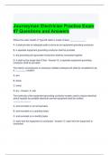 Journeyman Electrician Practice Exam #7 Questions and Answers