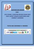 ATLS EXAM CHAPTER REVIEW EXAM 2024 -2025 LATEST UPDATE QUESTION