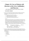 Chapter 30: Care of Patients with Disorders of the Liver, Gallbladder, and Pancreas |DeWit: Medical-Surgical Nursing: Concepts & Practice, 3rd Edition