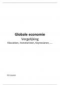 De globale economie - Vergelijking: verschillende economen 