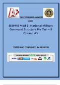 SEJPME Mod 2 National Military Command Structur