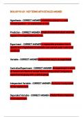 BIOLOGY 93 UCI  1 KEY TERMS WITH DETAILED ANSWER 