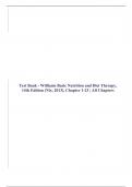 Test Bank - Williams Basic Nutrition and Diet Therapy, 14th Edition (Nix, 2013), Chapter 1-23 | All Chapters