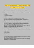 BUL 4421-Midterm FAU Gendler Questions With Solved Answers Graded A+