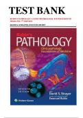 Test Bank - Rubin's Pathology: Clinicopathologic Foundations of Medicine 7th Edition by David S. Strayer, Emanuel Rubin