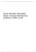 AQA  GCSE HISTORY   Paper 2 Section B/A MARK SCHEME JUNE 2023  8145/2B/A