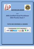 AWS Certified Cloud Practitioner 2023 Practice Exam 1