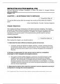 Instructor Solution Manual For Services Marketing Concepts, Strategies, & Cases, 5th Edition K. Douglas HoffmanJohn E.G. Bateson Chapter(1-15)