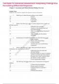 Test Bank For Advanced Assessment: Interpreting Findings And Formulating Differential Diagnoses 5th Edition, Mary Jo Goolsby, Laurie Grubbs