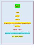 AQA A-level HISTORY 7042/2Q Component 2Q The American Dream: reality and illusion,  1945–1980 Version: 1.0 Final IB/M/Jun23/E3 7042/2Q A-level HISTORY// QUESTION PAPER & MARKING SCHEME/ [MERGED] Marl( scheme June 2023