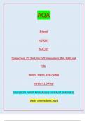 AQA A-level HISTORY 7042/2T Component 2T The Crisis of Communism: the USSR and  the  Soviet Empire, 1953–2000 Version: 1.0 Final IB/M/Jun23/E7 7042/2T A-level HISTORY Component 2T The Crisis of Communism: the USSR and the  Soviet Empire, 1953–2000QUESTION