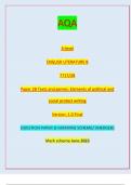 AQA A-level ENGLISH LITERATURE B 7717/2B Paper 2B Texts and genres: Elements of political and  social protest writing Version: 1.0 Final IB/G/Jun23/E5 7717/2BQUESTION PAPER & MARKING SCHEME/ [MERGED] Marl( scheme June 2023