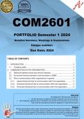 COM2601 Assignment 3 PORTFOLIO (COMPLETE ANSWERS) Semester 2 2024