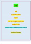 AQA GCSE RELIGIOUS STUDIES B 8063/2X Paper 2X Perspectives on faith (Islam) Version: 1.0 Final *jun2380632X01* IB/G/Jun23/E6 8063/2XQUESTION PAPER & MARKING SCHEME/ [MERGED] Marl( scheme June 2023