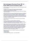 GGerontological Nursing Touhy TB 1-4 Exam With Correct Answers 2024  A man is terminally ill with end-stage prostate cancer. Which is the best statement about this man's wellness?   a. Wellness can only be achieved with aggressive medical interventions