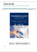 Test Bank For Pharmacology for Nurses: A Pathophysiologic Approach 5th Edition by Michael Adams, Norman Holland, Carol Urban||ISBN NO:10,013425516X||ISBN NO:13,978-0134255163||All Chapters||Complete Guide A+