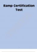 RAMP Certification Test exam RAMP Certification Test RAMP Certification Test