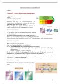 Samenvatting operationeel beheer en logistiek 3BA