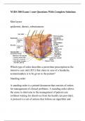 NURS 300 Exam 1 cont Questions With Complete Solutions