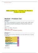  BIOD 121Module 1 Problem Set Module 1 Problem Set 2024