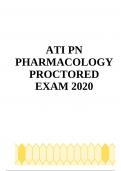 ATI PN PHARMACOLOGYPROCTORED EXAM 2020