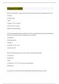 Pharm II HESI  58 Questions And Answers