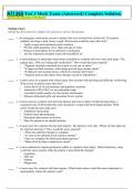 •	 ATI 265 Test 3 Mock Exam (Answered) Complete Solution. 