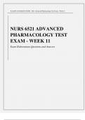 WALDEN UNIVERSITY_ NURS 6521 Advanced Pharmacology Test Exam - Week 11 Exam Elaborations Questions and Answers.pdf