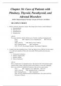 Chapter 36: Care of Patients with Pituitary, Thyroid, Parathyroid, and Adrenal Disorders |DeWit: Medical-Surgical Nursing: Concepts & Practice, 3rd Edition