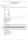 The National Board for Respiratory Care, Inc.  Therapist Multiple-Choice SAE (Form 2020 B) INDIVIDUAL  FEEDBACK REPORT  Finish date: 9/12/2019 6:35 PM Central Daylight Time  Points: 102 of 140  Percent: 73%