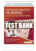 Test Bank For Advanced Practice Nursing in the Care of Older Adults Second Edition by Laurie Kennedy-Malone | All Chapters Included | Latest Complete Guide A+.