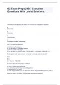 G2 Exam Prep (2024) Complete Questions With Latest Solutions.