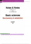 basic science notes and notes mrcp part 1