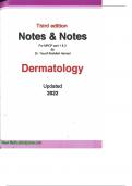 notes and notes mrcp part 1 -dermatology