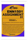 ENN1504 ASS01 SEMESTER 01 DUE 30MARCH 2024