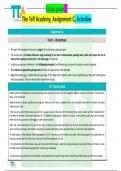 Study guide…. The Tefl Academy, Assignment C, Activities Assignment A