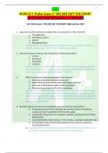 Exam NURS 611-Patho Exam 4 “WE ARE OUT THE DOOR” QUESTIONS AN ANSWERS. A+ GRADED 611-Patho Exam 4 “WE ARE OUT THE DOOR” Q&A Summer 2017