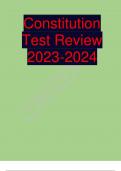 Constitution Test Review 2023.p Constitution Test Review 2023.p 